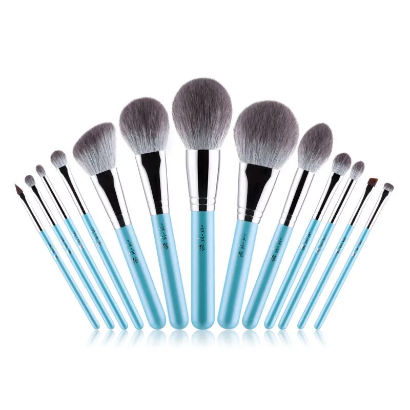 Профессиональные кисти для макияжа Professional Makeup Brushes Set Soft Synthetic Fiber Powder Blush Eye Shadow Eye