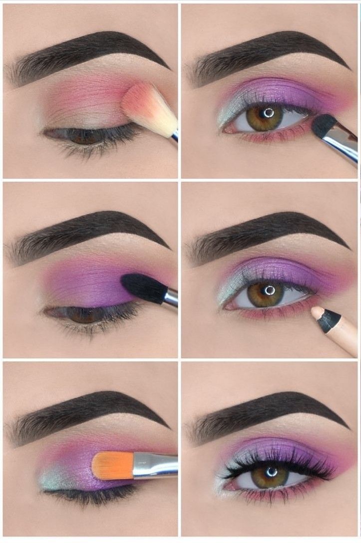 Профессиональный макияж пошагово Pin en Makeup en 2024 Sombras de ojos, Maquillaje de ojos ahumados, Pasos de maq