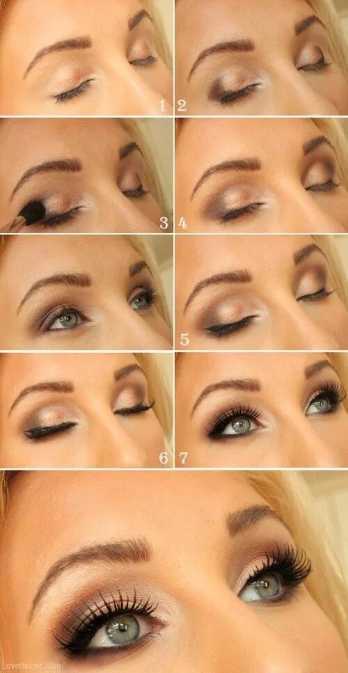 Профессиональный макияж в домашних условиях пошаговое фото DIY eyeshadow diy eyeshadow diy crafts do it yourself diy art diy tips diy ideas