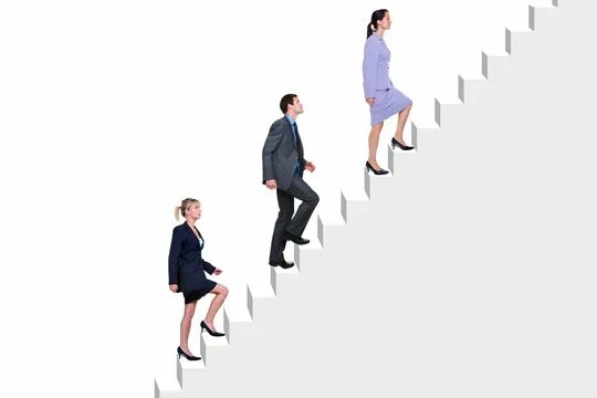 Профессиональный рост фото Men And Women Career Ladders Зображення - огляд 3,986 Стокові фото, векторні зоб