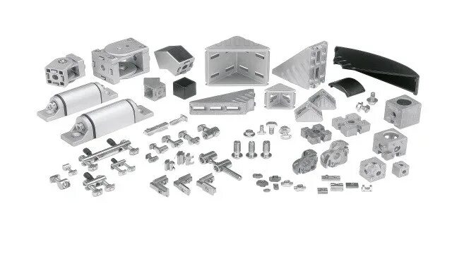 Профиль для оснастки Source 3030 2020 4040 Aluminum Profile Accessories T Slot Profiles Fasteners Qui