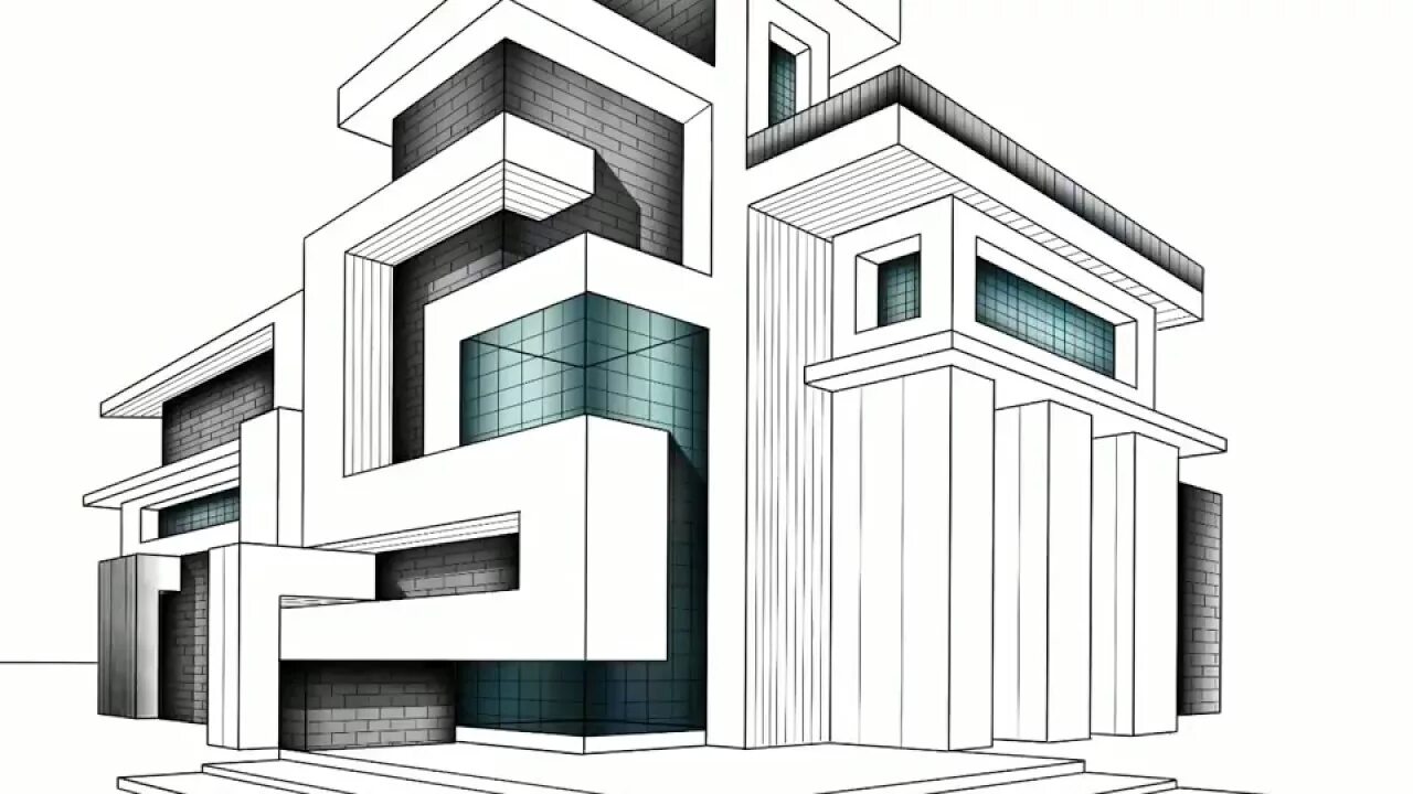 Профиль культура дома дизайн и технология ARCHITECTS STUDENT !!! 2 POINTS PERSPECTIVE DRAWING - YouTube