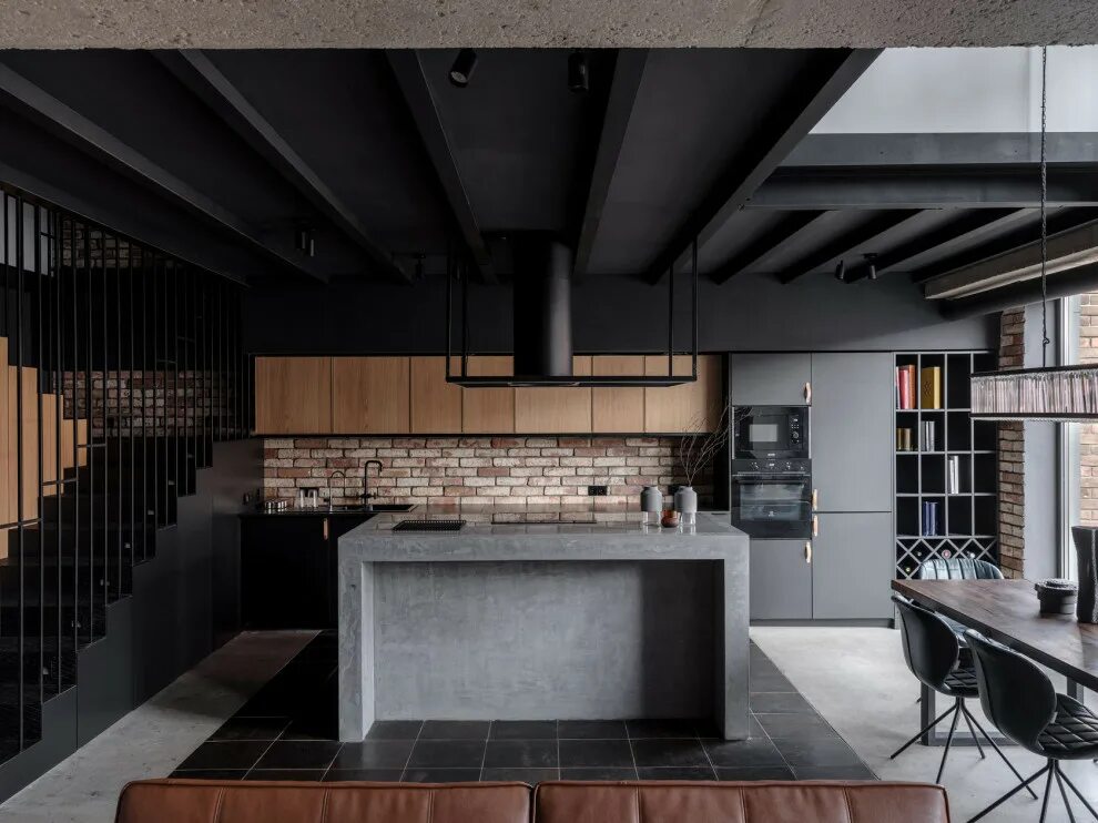 Профиль в стиле лофт LOFT RASSVET - Лофт - Кухня - Москва - от эксперта Architectural Studio RE Houzz