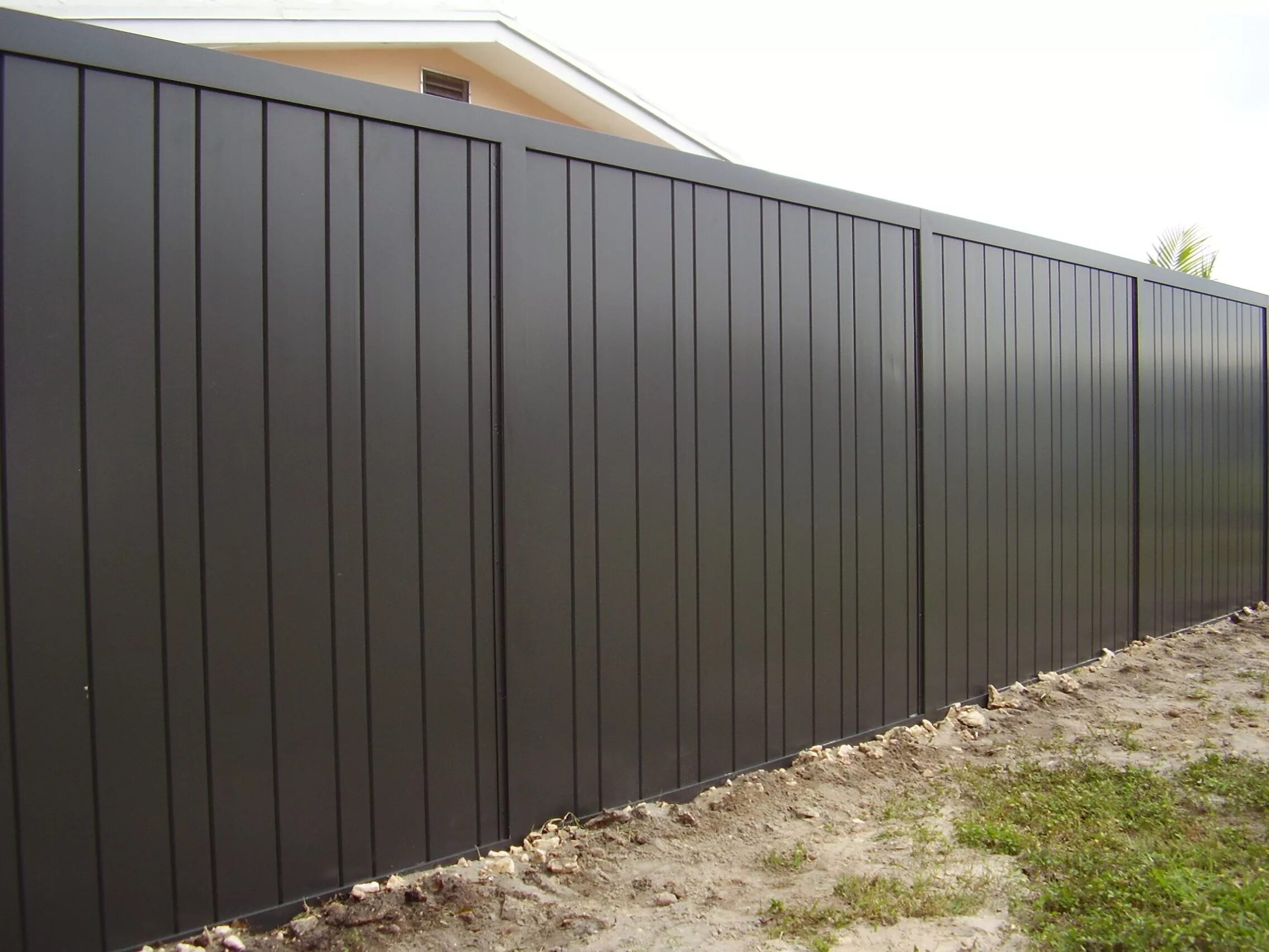 Профлист с20 фото забора aluminum privacy fencing - Google Search Дизайн ограды, Забор в деревенском стил