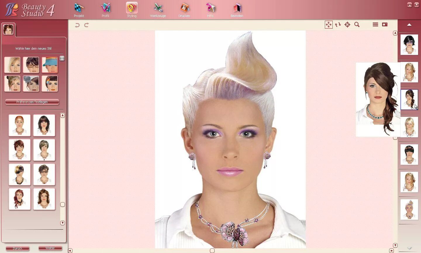 Программа бесплатная прически fashion Virtual hairstyles, Hair styles 2014, Hair styles