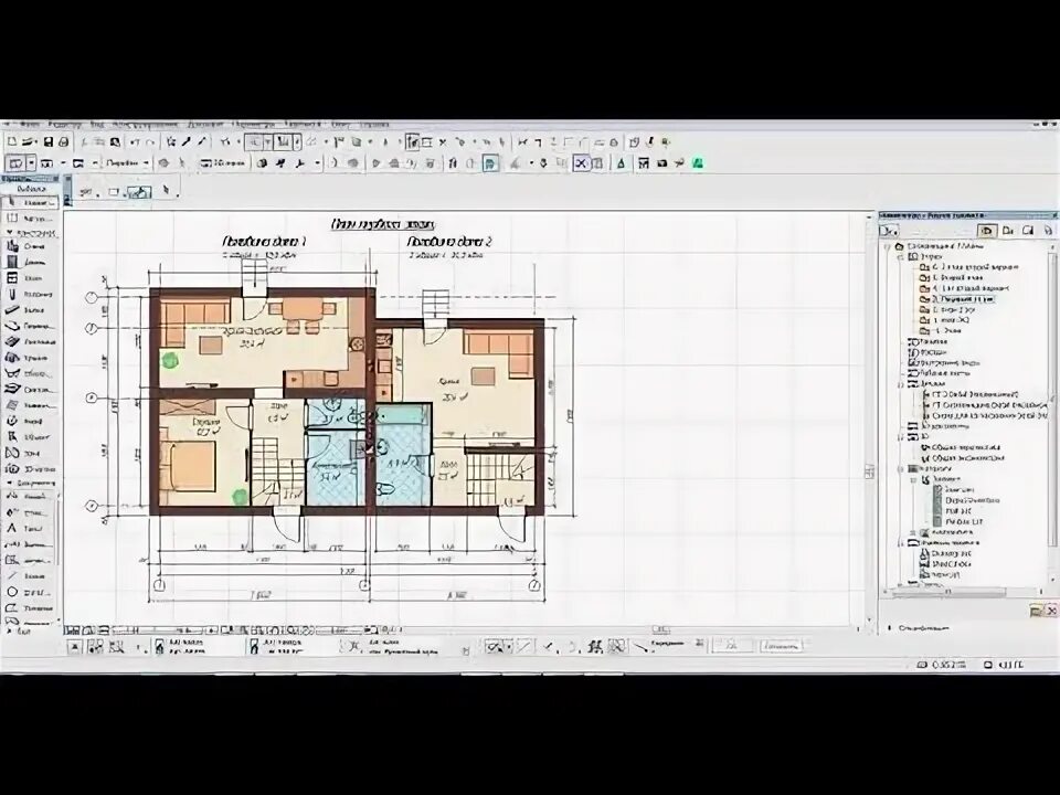 Программа чертеж дома бесплатно План дома в archicad в 2023 г План дома, Дом, План