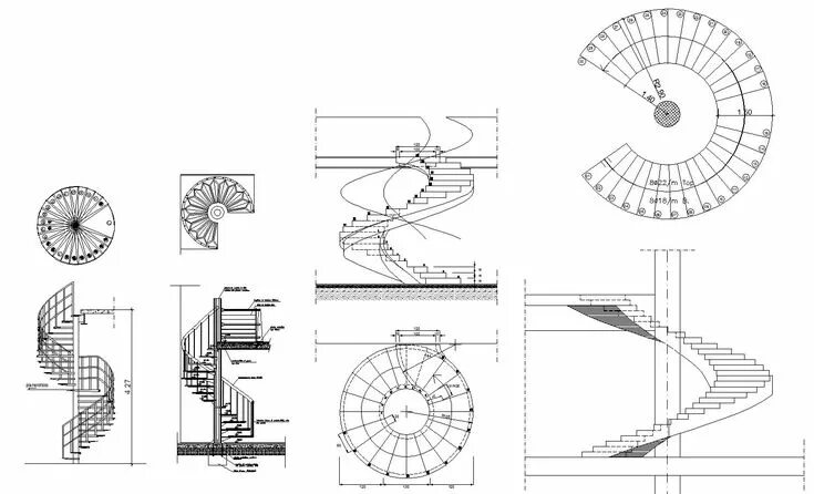 Программа чертежей лестниц These Cad Drawings are free download now!!The .dwg files are compatible back to 