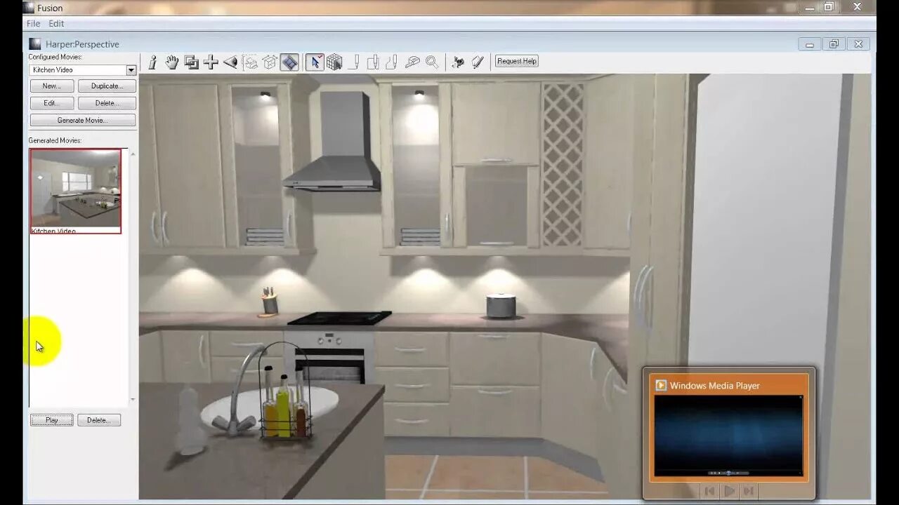 Программа дизайн квартиры онлайн самостоятельно бесплатно Fusion Kitchen Design Software Version 18 Walk through - YouTube