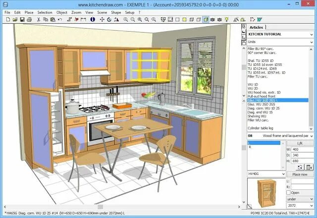 Программа для дизайна кухни бесплатно на русском Téléchargement Gratuit KitchenDraw 6.5 : logiciel d'agencement de cuisines et de