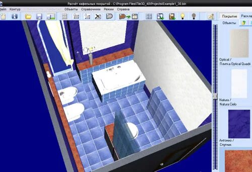 Программа для дизайна ванной Мастер плиточник - Укладка кафеля в Красноярске