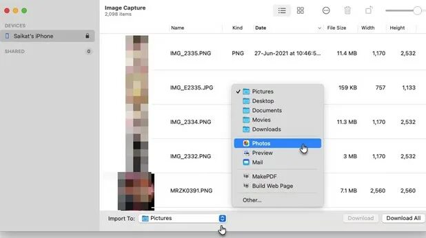 Программа для переноса фото с айфона Как перенести фотографии с iPad на Mac