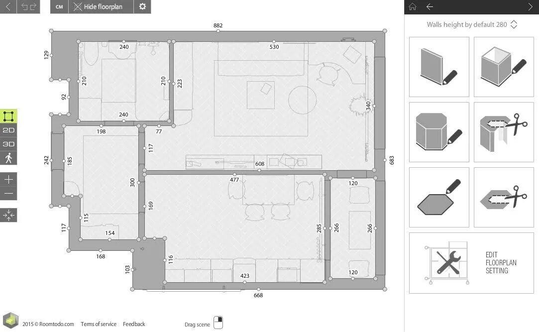 Программа для планировки квартиры 3d Бесплатный планировщик дома HeatProf.ru