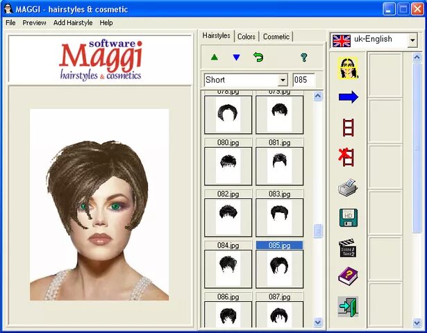 Программа для подбора прически и цвета волос Maggi - Download
