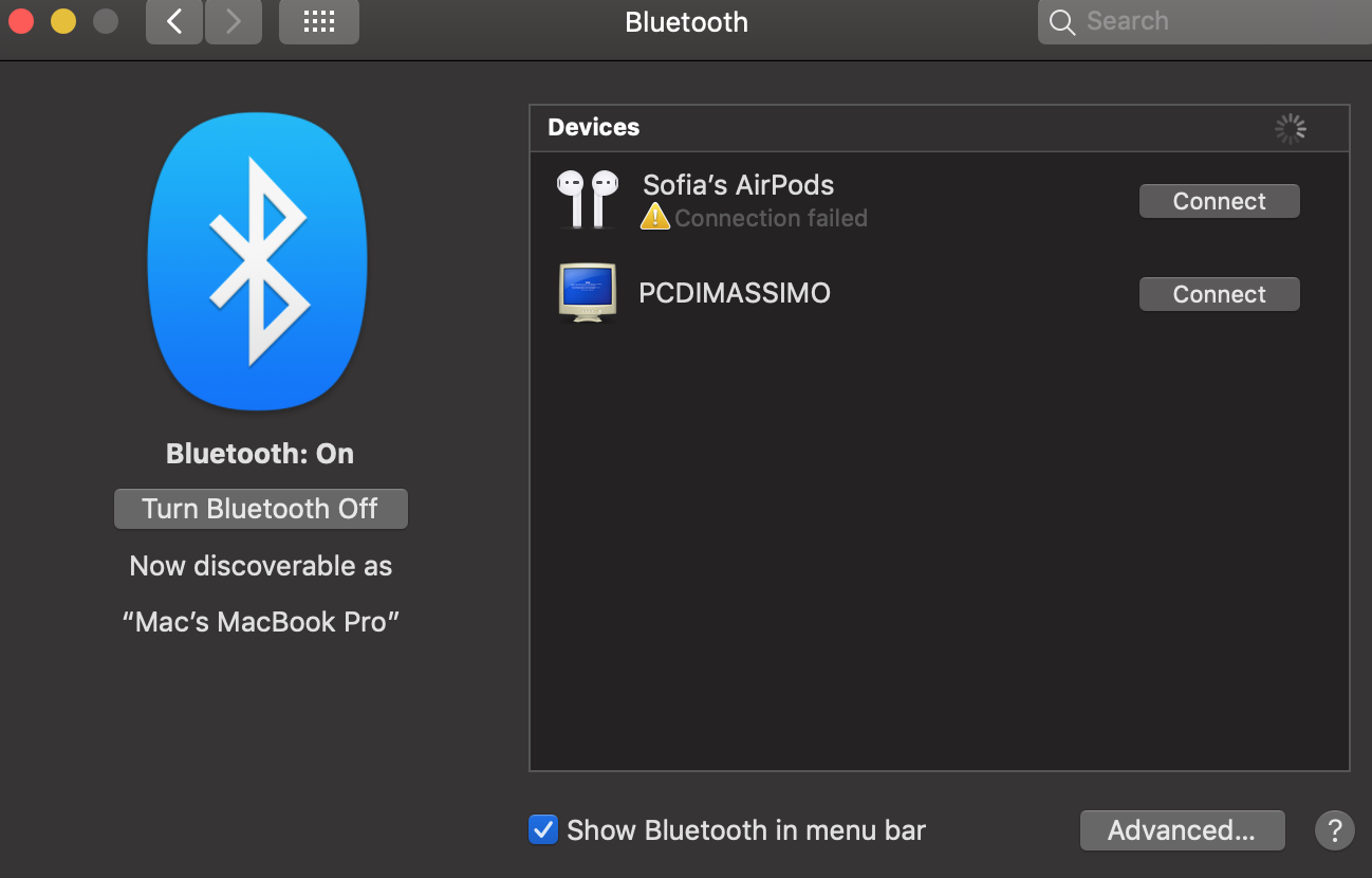 Программа для подключения блютуз к компьютеру my airpods are not connecting with my mac - Apple Community