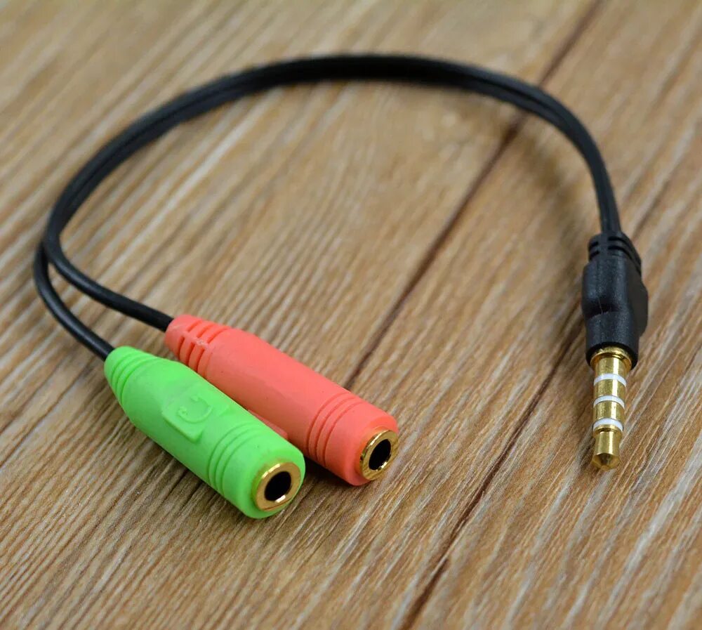 Программа для подключения двух наушников к пк 2Pcs/packs 3.5mm Stereo 4 Position Plug to 3.5mm Mic & Headphone Jack For iPhone