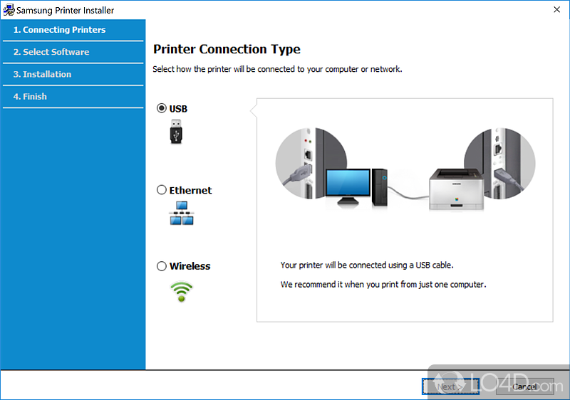 Программа для подключения устройства Samsung Printer Diagnostics - Screenshots