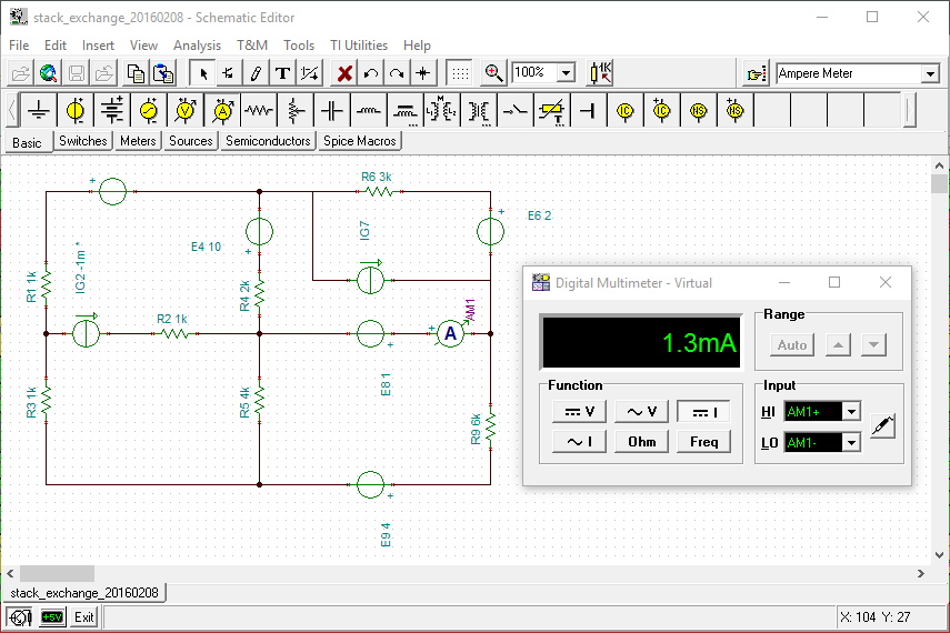 Программа для построения электрических схем thevenin - Help me solve this DC circuit problem - Electrical Engineering Stack 