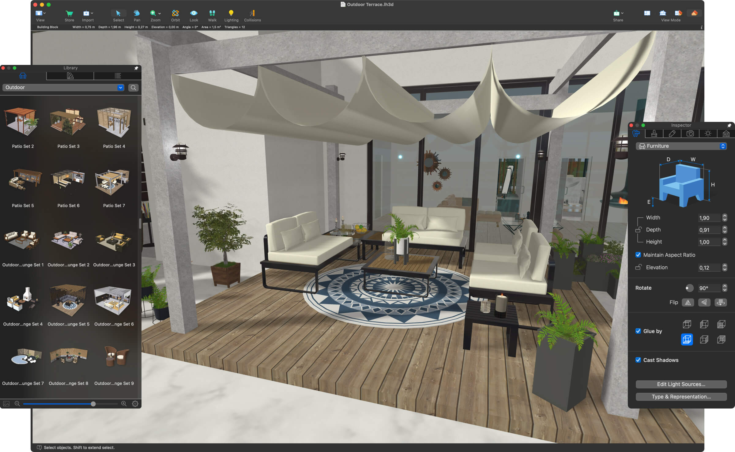 Программа для рисования интерьера в 3d бесплатно Live Home 3D - Home Design Software for Mac