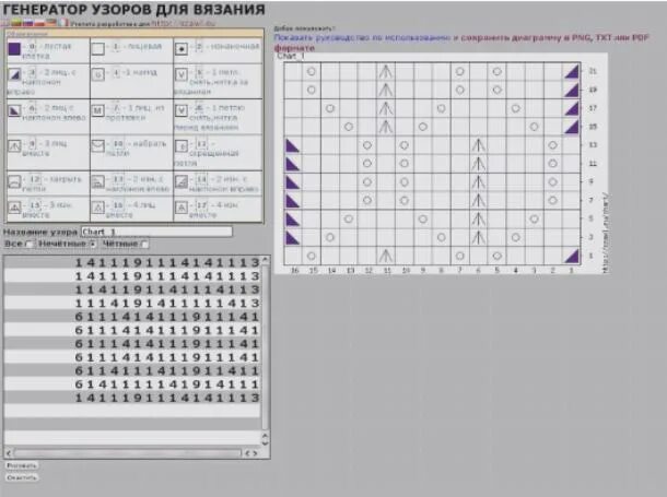 Программа для составления схем вязания спицами Программы для Составления СХЕМ вязания спицами Магия бисера