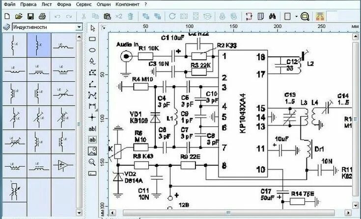 Создать электрическую схему HeatProf.ru