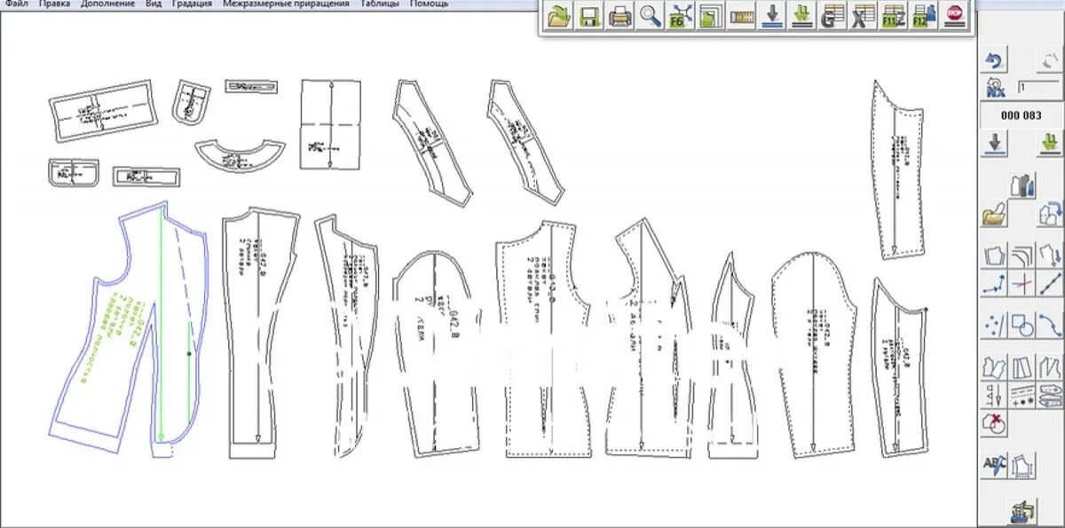 Программа для создания выкроек изделий из кожи Разработка и изготовление лекал. Профессиональное конструкторское бюро - текстил