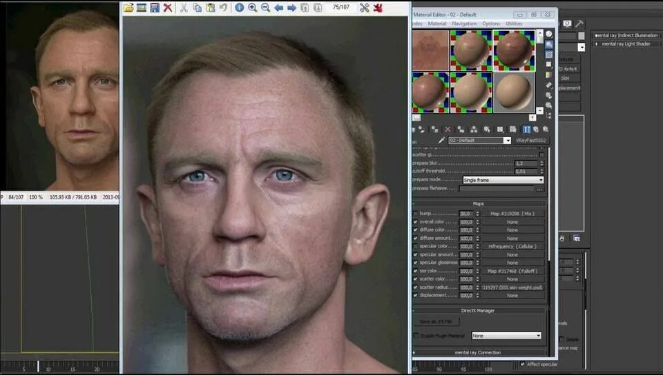 Программа фото артист 3DS Max Tutorial: Daniel Craig