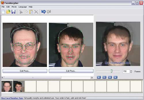 Программа фото лица Обзор решений для морфинга КомпьютерПресс