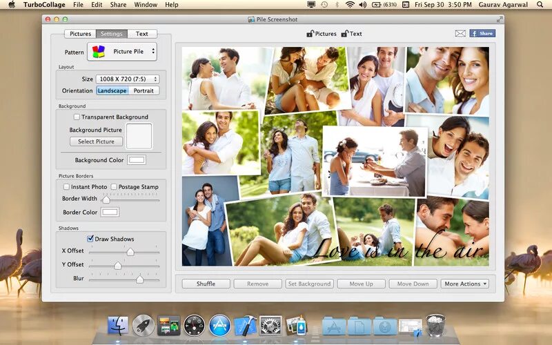 Программа фото на одном листе TurboCollage - Collage Creator Download App Mac LisiSoft