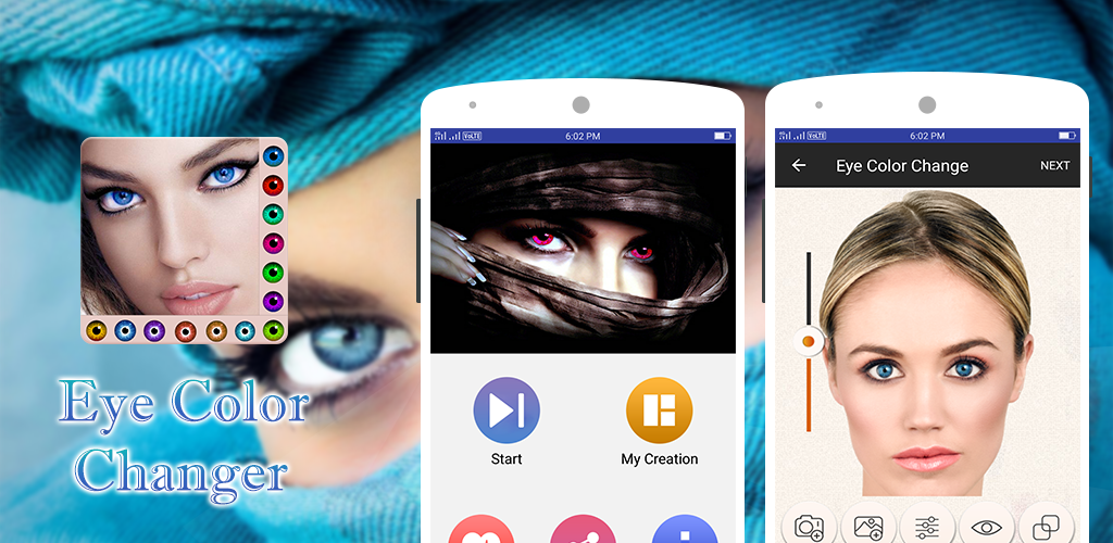 Программа глаз для фото Eye Color Changer - App by Studio Appzone