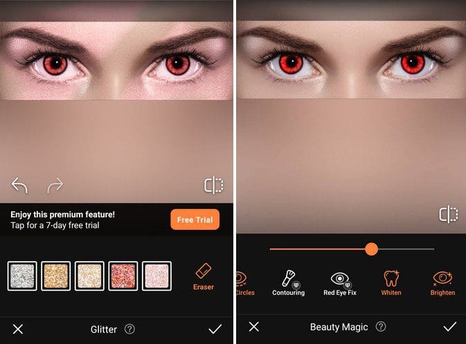 Программа глаз для фото 5 Free Android Apps to Remove Red Eye - Technipages