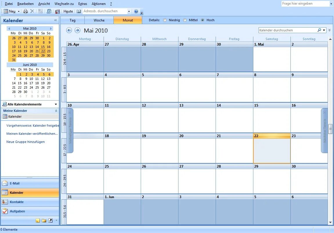 Программа календарь на год Outlook Calendar Template