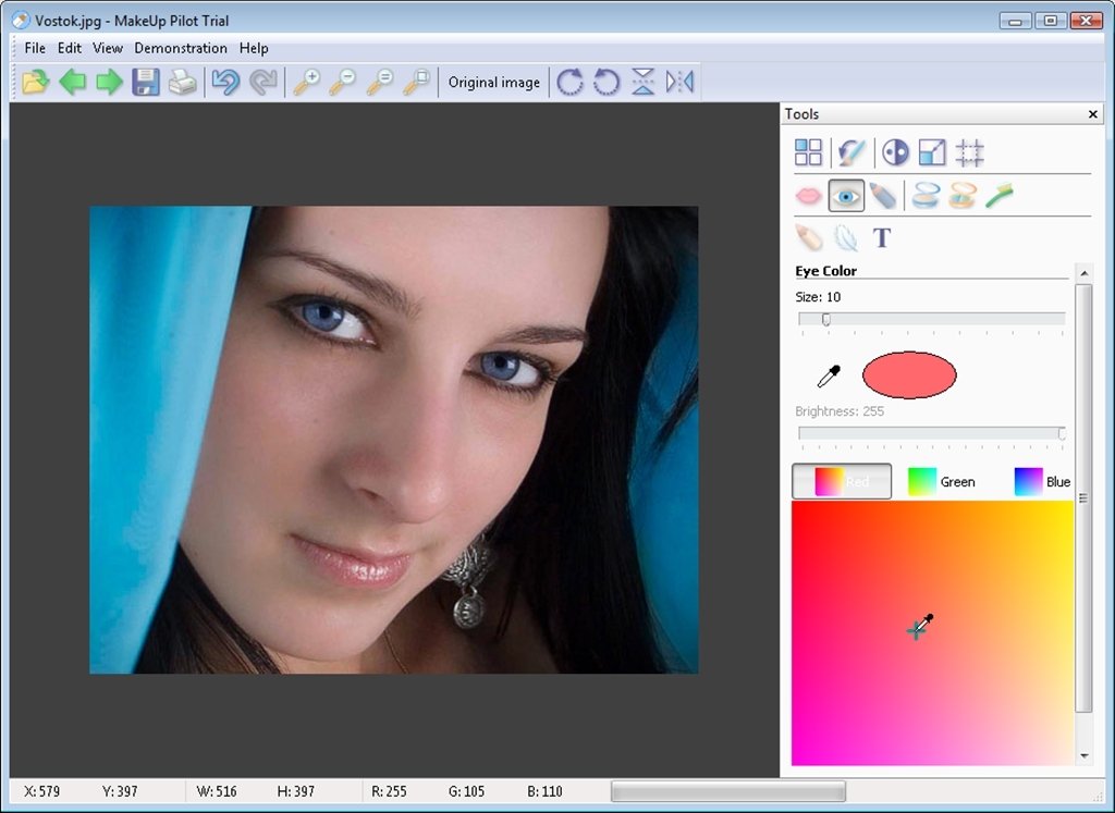 Программа макияж на фото MakeUp Pilot 4.11 - Download for PC Free