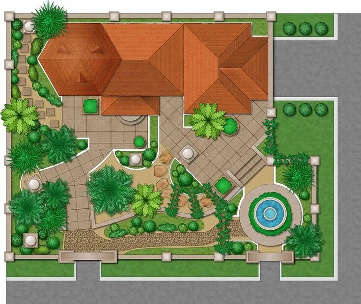 Программа планировки участка загородного дома онлайн бесплатно Backyard design software backyarddesignsoftwarefree10 house yard inspiration Диз