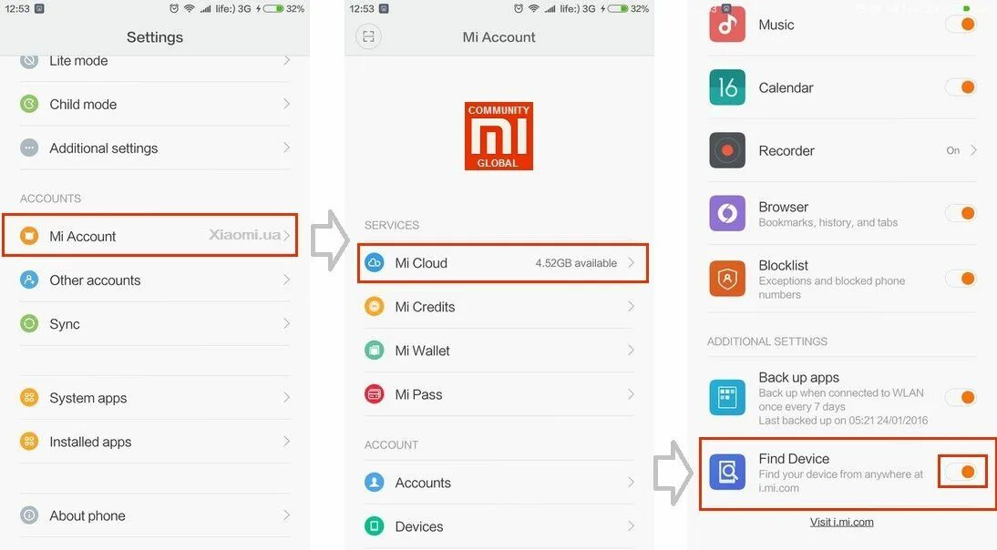 Программа подключения телефона xiaomi Как найти ваш Mi смартфон в случае потери или кражи? - новости на Xiaomi.UA Смар