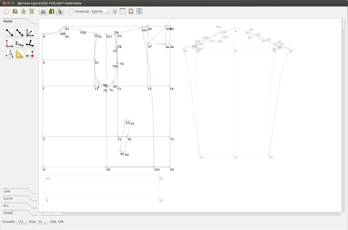 Программа построение выкроек сумок Valentina - Open Source Pattern Making Software for Clothing UbuntuHandbook