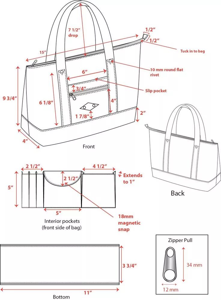 Программа построение выкроек сумок Costurar sacolas, Padrões sacola, Bag quilt