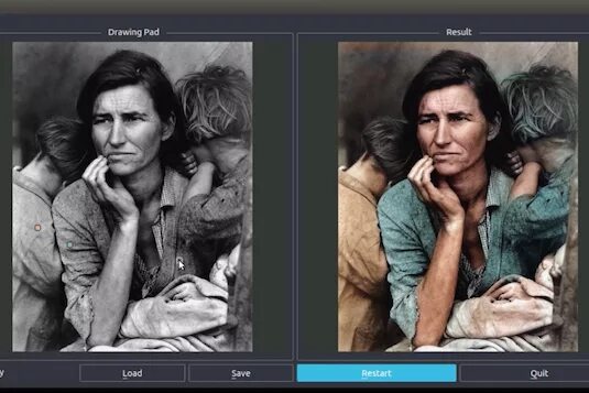 Программа раскрасить черно белое фото Watch how this app uses AI to colorize vintage photos - Boing Boing