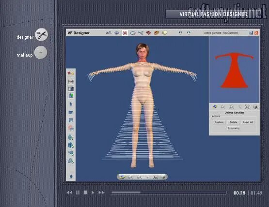 Программа удаляющая фото одежды Virtual Fashion Professional - скачать бесплатно последнюю версию для Windows