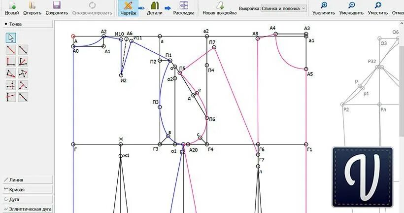 Программа валентина для построения выкроек скачать Выкройка юбки