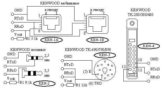 Программатор для рации alinco распайка программатора Kenwood tk 7302