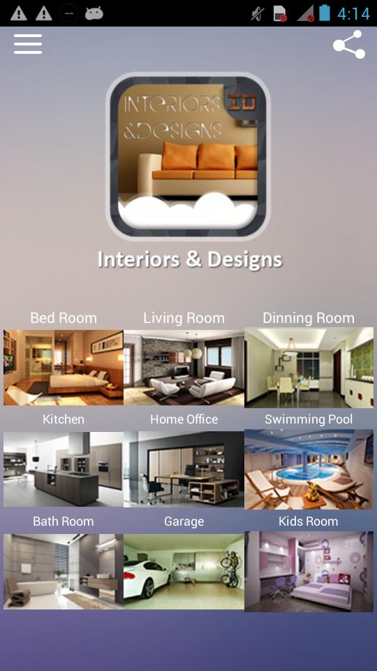 Программы дизайна интерьера андроид APK Interiors and Designs untuk Muat Turun Android