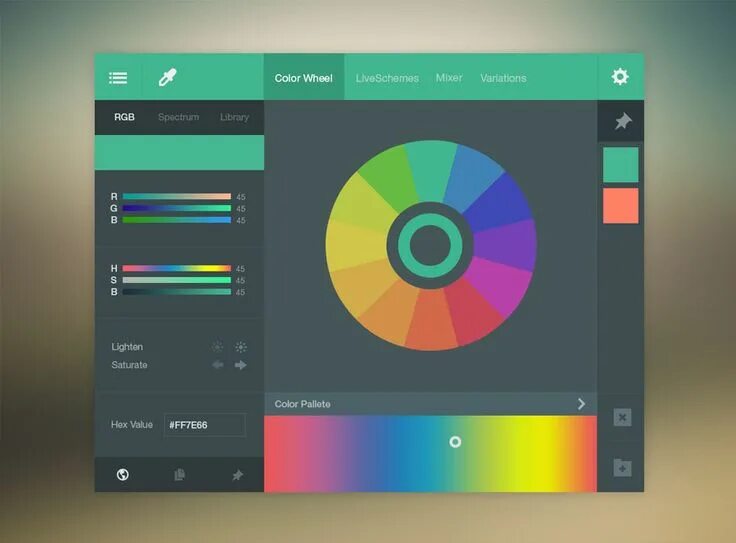 Программы для подбора фото по цвету 75+ Free UI designs PSD " Latest Collection " CSS Author Color picker, Web app d