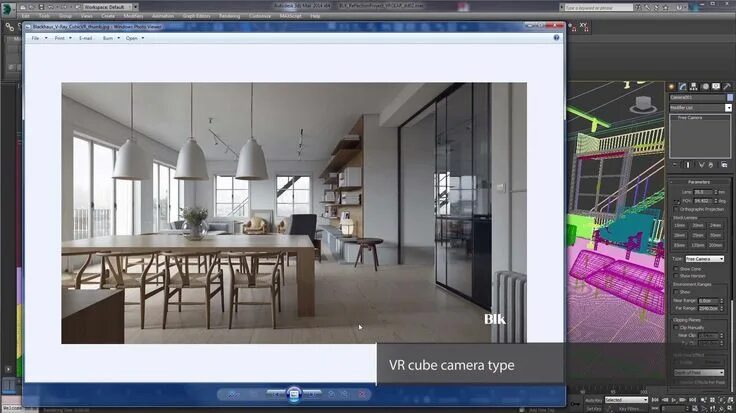 Программы для визуализации дизайна интерьера Creating VR in V-Ray 3.2 for 3ds Max 3ds max, 3ds, Design