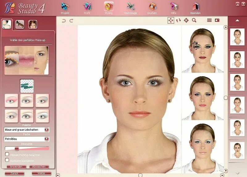 Программы онлайн макияж фото бесплатно Make Up Styler 4 helps you to find the bessuitable make-up for every occasion. Y