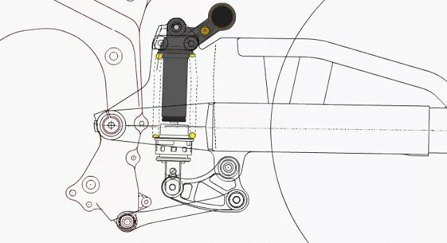 Прогрессия на мотоцикле фото Honda Unit Pro-Link motorcycle rear suspension Motorcycle design, Bike design, E