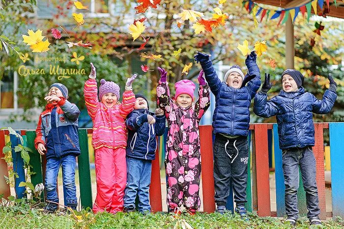 Прогулка детей в саду фото Фотосъёмка в детском саду. Осенняя прогулка. - Фрилансер Ольга Шулина olgashulin