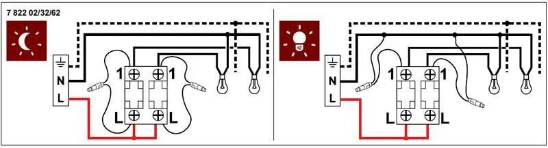 Проходной выключатель с подсветкой подключение подсветки Как подключить выключатель с подсветкой схем