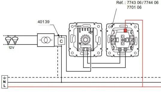 Проходные диммеры схема подключения Подключения проходного выключателя Legrand: схема, инструкция по установке