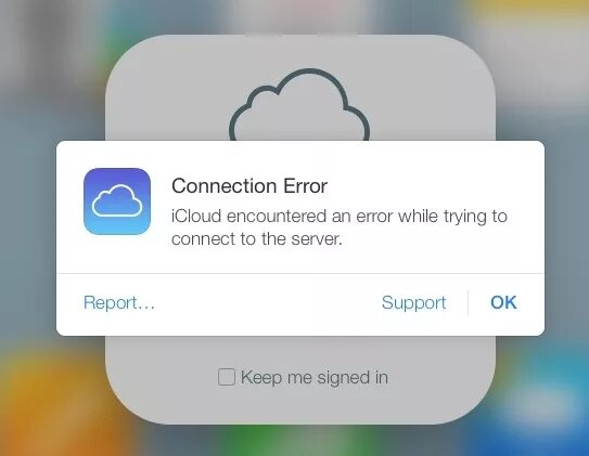 Произошла ошибка подключения к серверу айклауд iCloud Services Currently Down for Some Users Update: Fixed MacRumors Forums