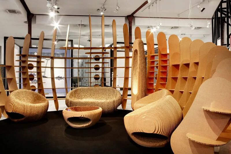 Производства мебели и предметов интерьера Recycling Furniture: Canyon Collection by Giancarlo Zema Design Group Office fur